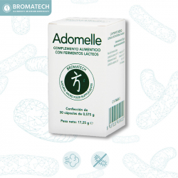 adomelle bromatech 30 capsulas probiotico